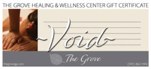The Grove Healing & Wellness Center - Massage Therapy Gift Certificate